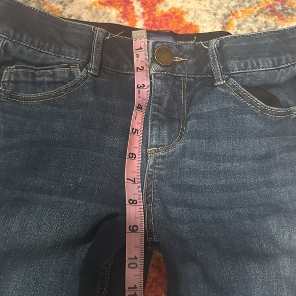 Democracy, “Ab”solution boot cut jeans, distressed light wash, petite 4 - Picture 6 of 8